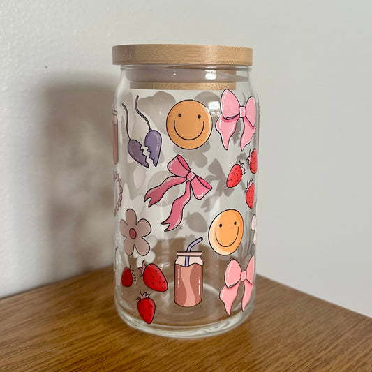 16 oz. Smiley Bow Cup