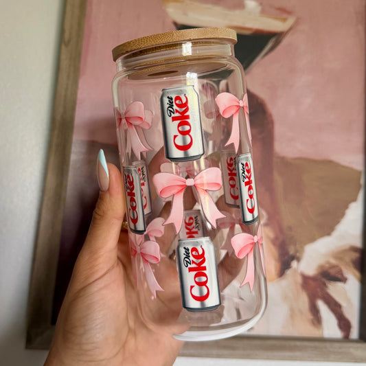 Diet Coke Bow Cup