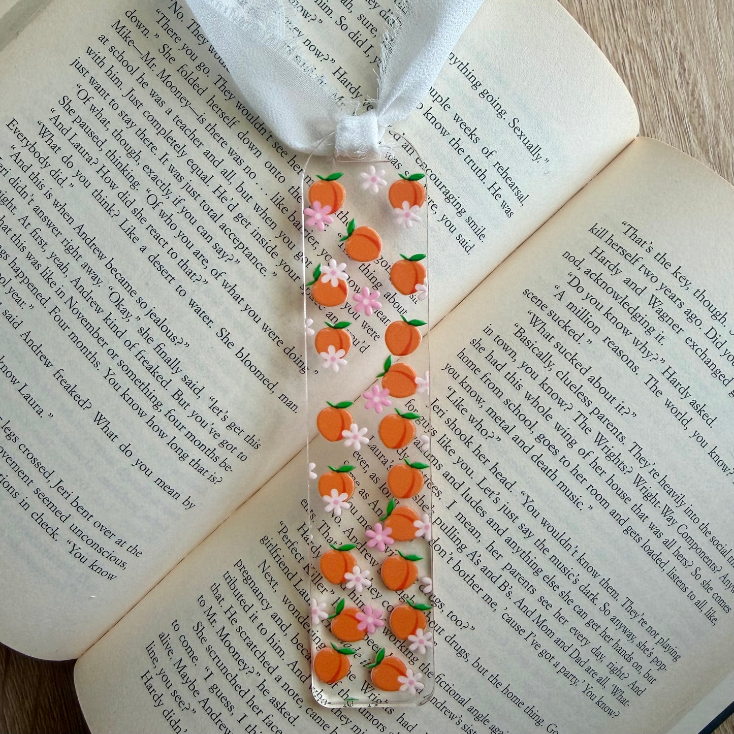 Peaches Bookmark
