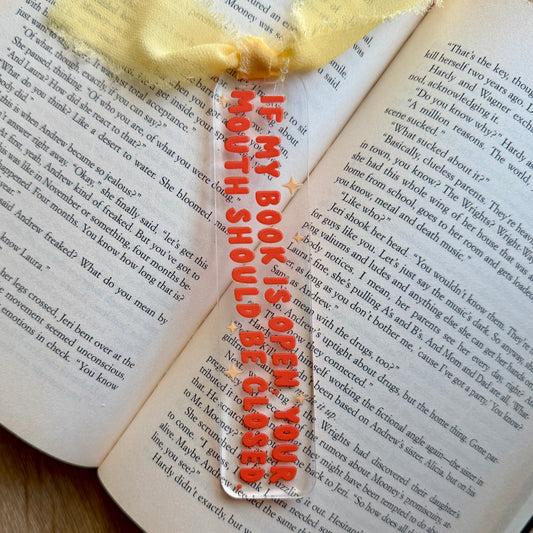 Mouth Closed Bookmark