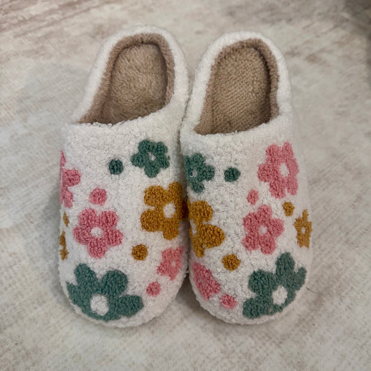 Groovy Floral Slippers