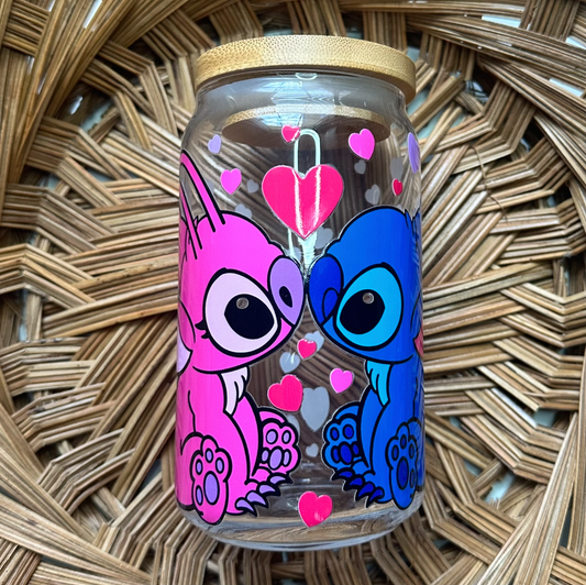 16 oz. Stitch + Angel Cup