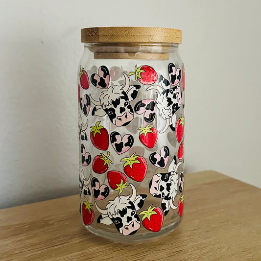 16 oz. Strawberry Cow Cup