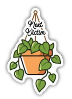 Next Victim Vinyl Sticker