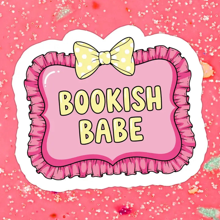Bookish Babe Vinyl Sticker