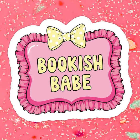 Bookish Babe Vinyl Sticker