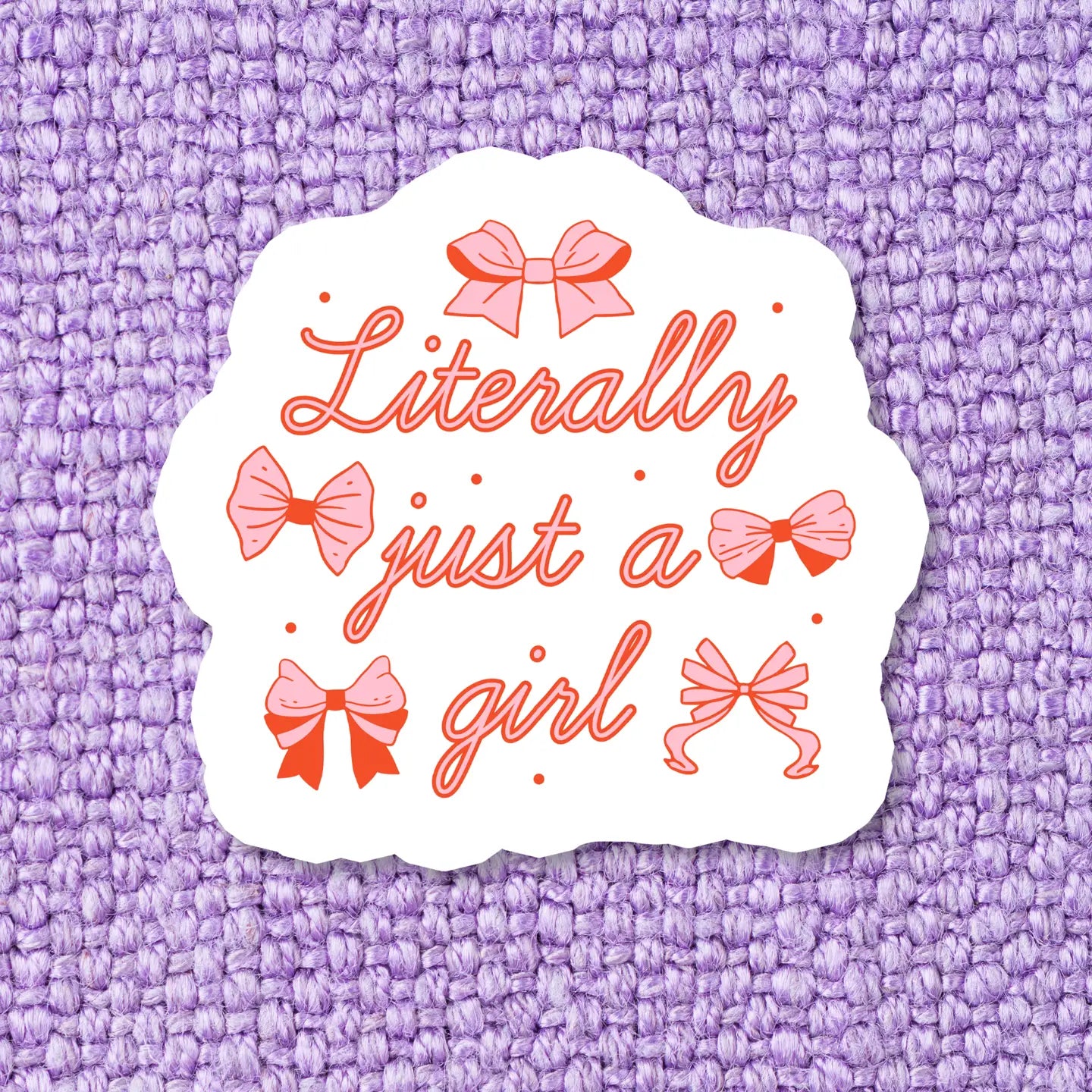 Literally Vinyl Sticker