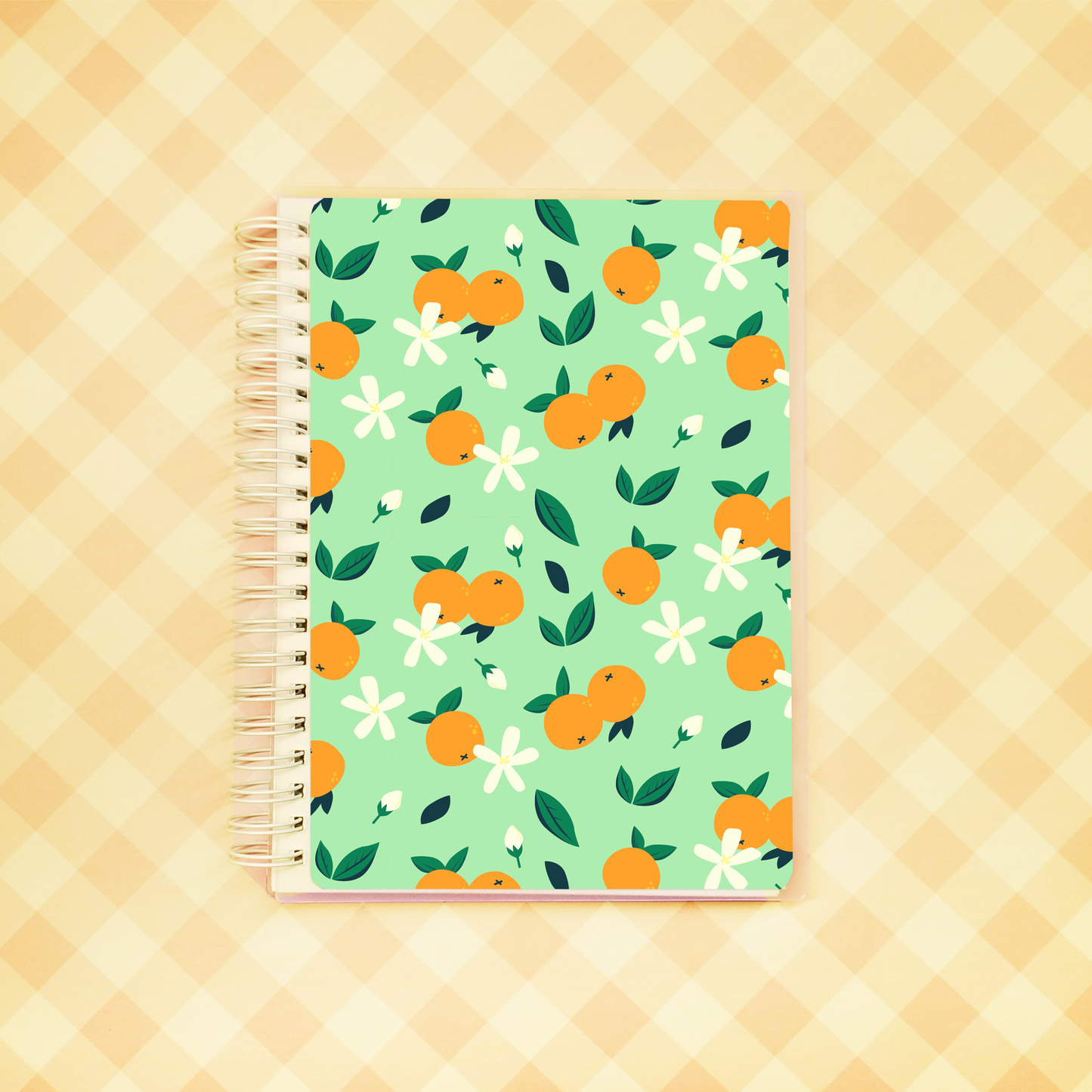 Orange Blossoms Reusable Sticker Book
