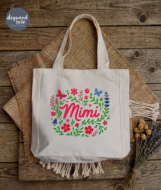 Mimi Tote Bag - Script