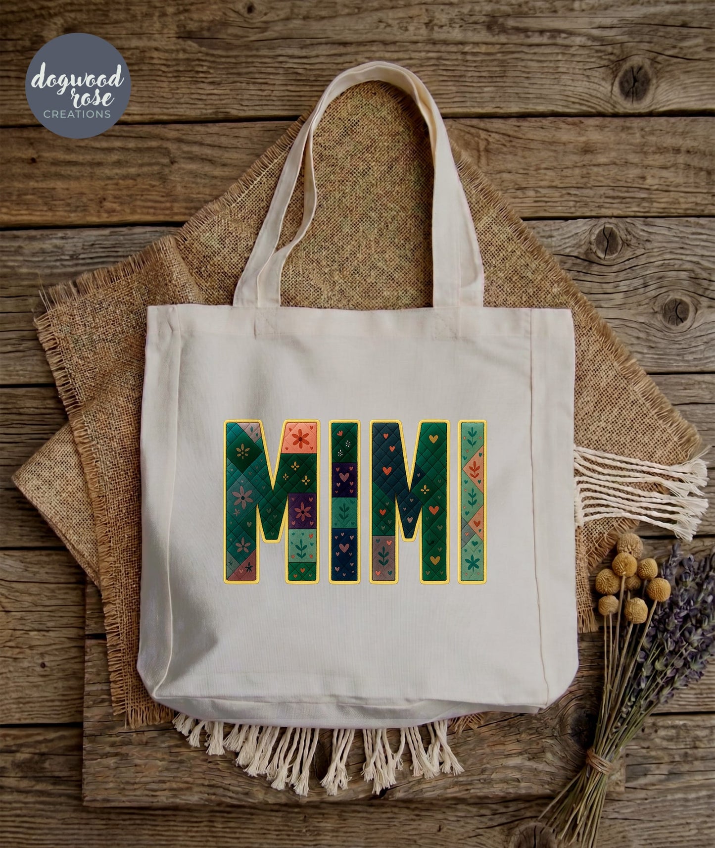 Mimi Tote Bag - Faux Quilt