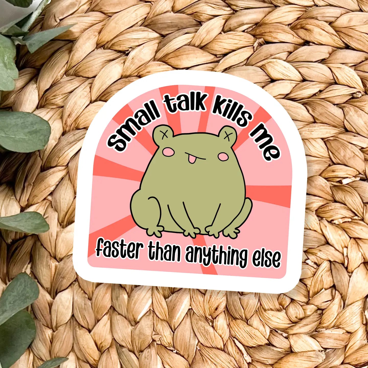 Small Talk Vinyl Sticker