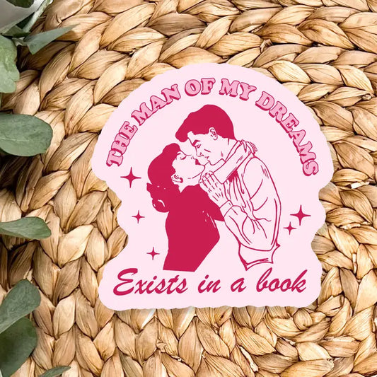 Exists in a Book Vinyl Sticker