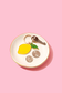 Lemon Enamel Keychain
