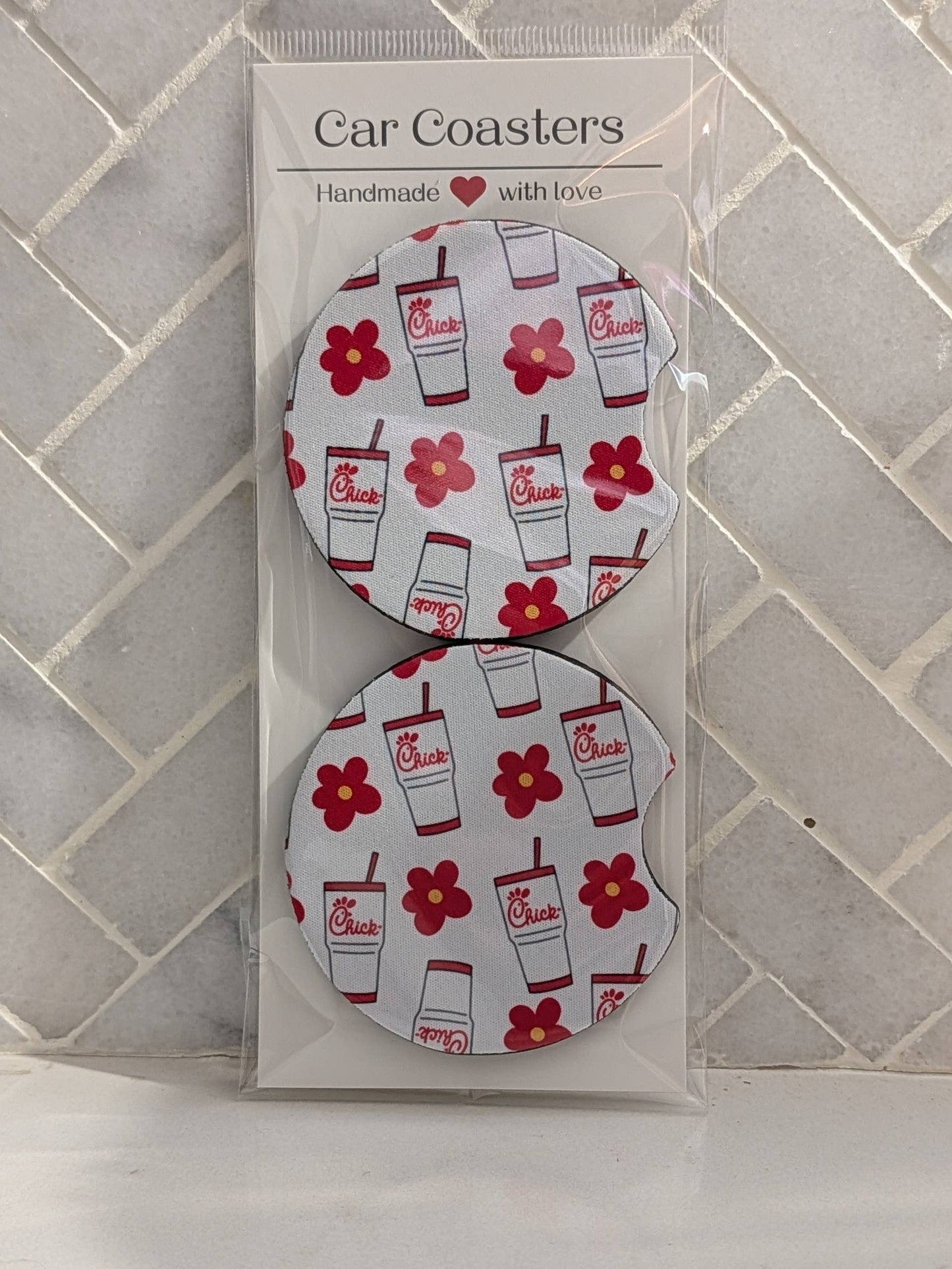 Chick-fil-a Car Coasters
