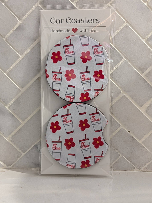 Chick-fil-a Car Coasters