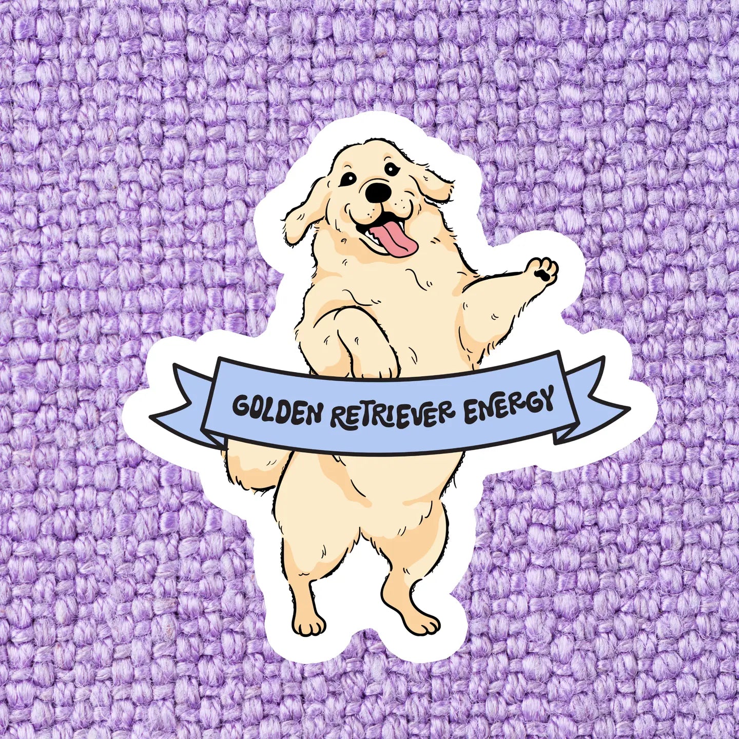 Golden Retriever Vinyl Sticker