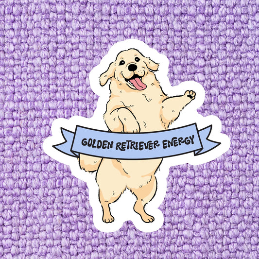 Golden Retriever Vinyl Sticker
