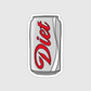 Diet Soda Can Sticker