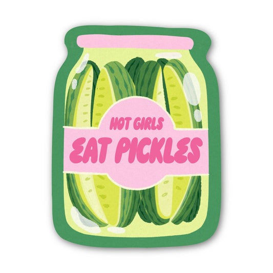 Hot Girls Eat Pickles Sticker