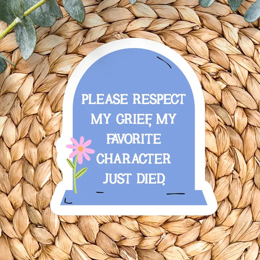 Just Died Vinyl Sticker