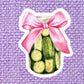 Coquette Pickles Vinyl Sticker