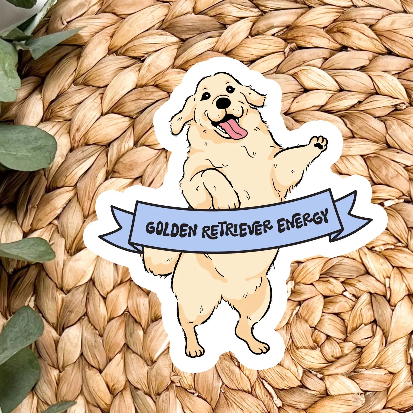 Golden Retriever Vinyl Sticker
