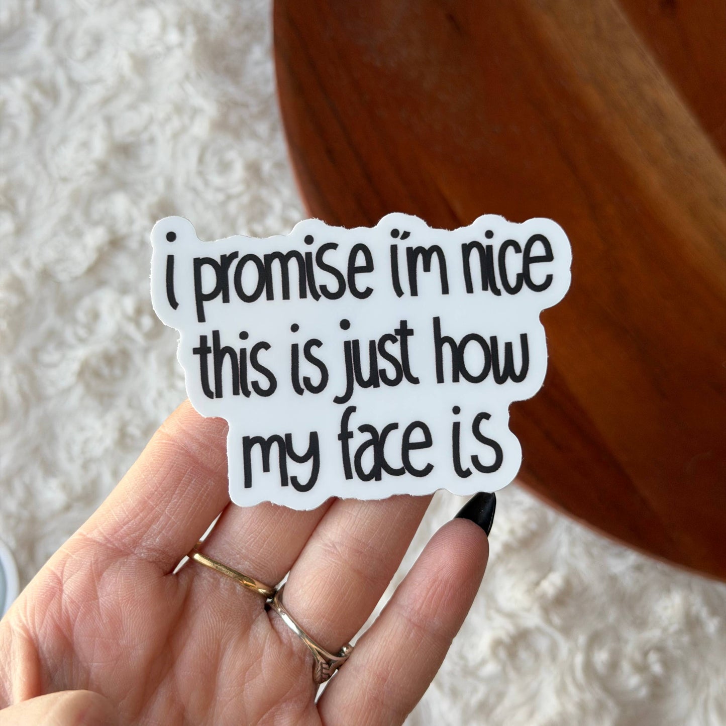 I'm Nice Sticker