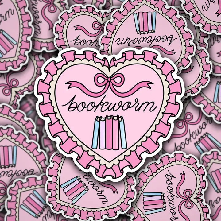 Bookworm Sticker