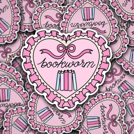 Bookworm Sticker