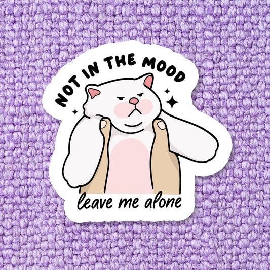 Leave Me Alone Vinyl Sticker