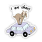 I Am Chaos Goat Sticker