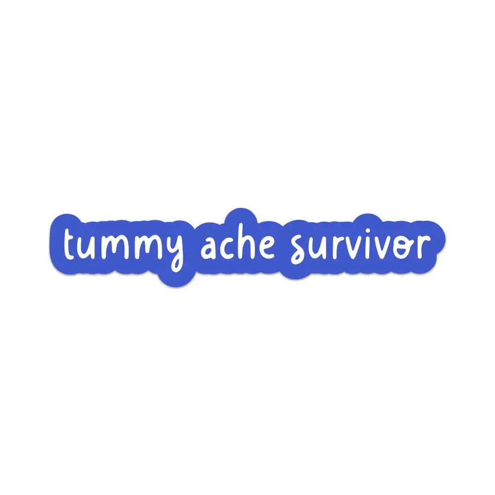 Tummy Ache Vinyl Sticker