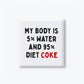 95% Diet Coke Magnet