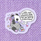 Overthinking the Joy Vinyl Sticker