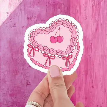 Coquette Cake Vinyl Sticker