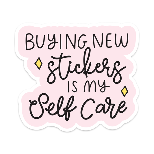 Self Care Vinyl Sticker