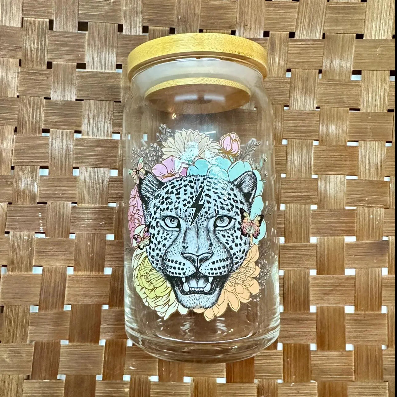 16 oz. Leopard Cup